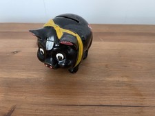 Vintage Pig Redware Piggy Bank
