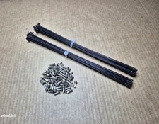 Mountain Bike Wheel Spokes & Nipples Set x64PCS For 32 Hole Hub/Rim Front & Rear