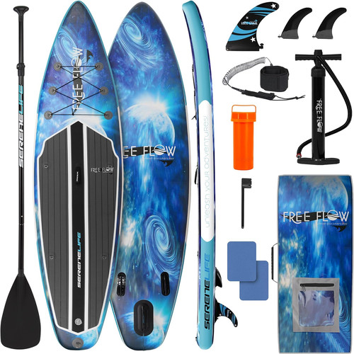 Paddle board inflatable - paddle, stand
