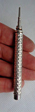 VICTORIAN CHESTER 1895 WEIGHTED MECHANISM SOLID SILVER PROPELLING PENCIL