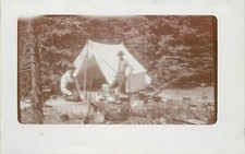 Postcard  Idaho C-1910 Tent