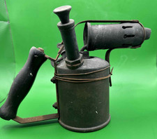Vintage RM Heathware Made In England Brass Blow Torch 7"  Fast Free Dispatch !