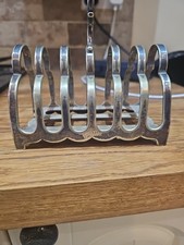 Silver Antique Toast Rack