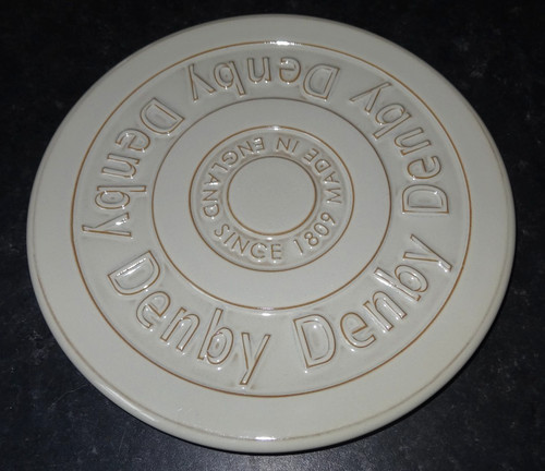 Denby linen trivet - linen, 9.25''
