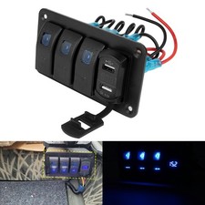 12V/24V 3 Gang Rocker Switch