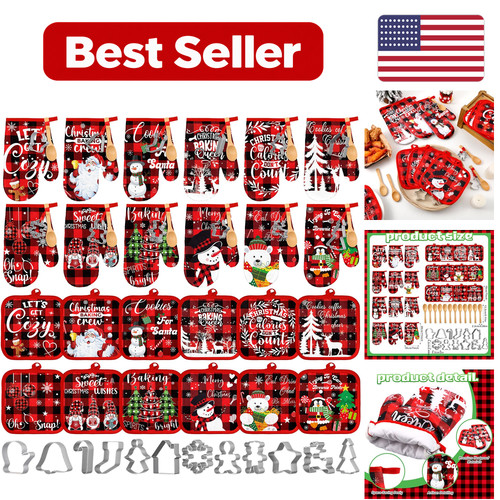 Pcs christmas kitchen oven - christmas,