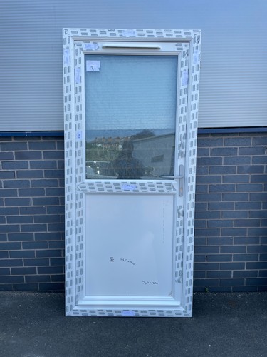 New white upvc door - new,