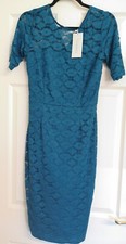 Womens Sugarhill Boutique Teal Dress Size 10 NWT