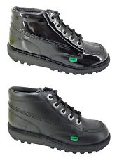 KICKERS Kick Hi Black Leather