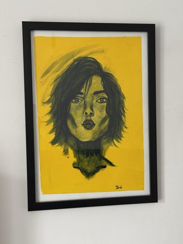 Original contemporary portrait - contemporary,