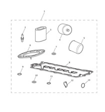 TRIUMPH ROCKET 3 ENGINE SERVICE KIT - T3990013 - ROCKET SERVICE KIT  RRP £205