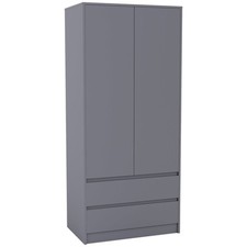 Vida designs Wardrobes with Hanging Rail Shelf Storage Closet Bedroom Furniture