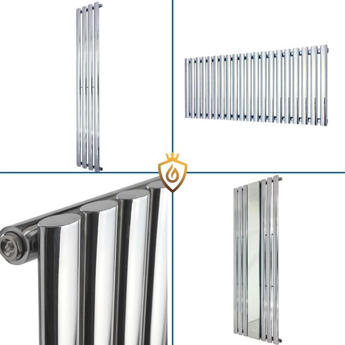 Chrome radiators designer oval - radiators,