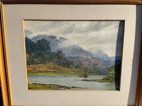 Vintage framed lake district - framed,