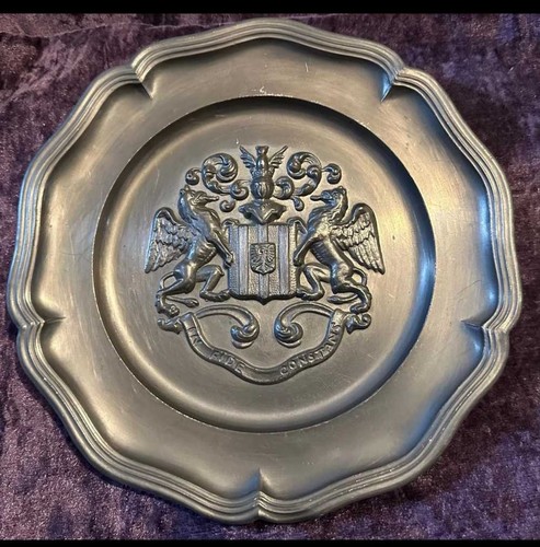 Vintage norleans pewter - norleans, plates