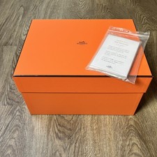 Hermes Large Handbag Box 34 x 25 x 19 Cm + Rain Cover Size 3
