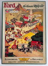 FORD The General Utility Car 1500 Piece Puzzle Vintage Counted & Complete