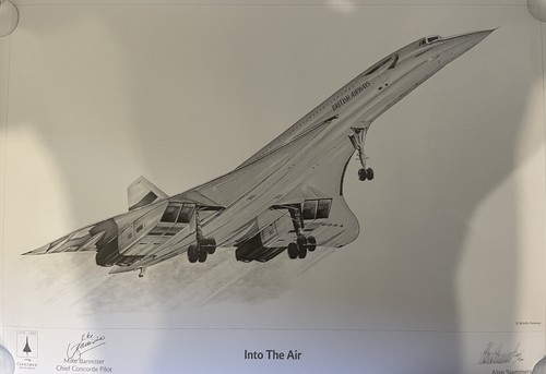 Rare signed british airways - rare,
