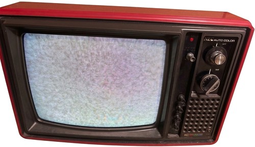 Nec vintage red crt retro - nec,