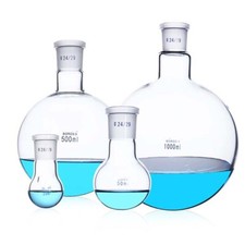 Thick laboratory flask beaker