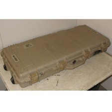 Pelican Protector 1700 Rifle Case 38x16x6 OD 35x13x5 ID Has Holes Tan FDE color