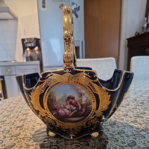 Porcelain basket - porcelain,