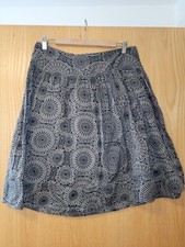 Ladies lined print skirt - m&s,