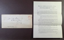 1896 Manchester, Sheffield & Lincolnshire Railway Meeting Notice & Proxy Form