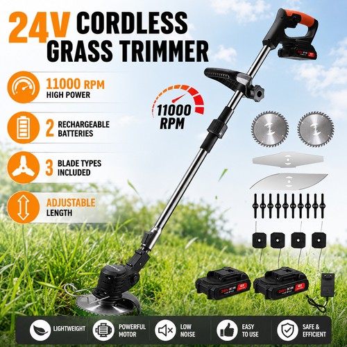 24v cordless grass trimmer - cordless,