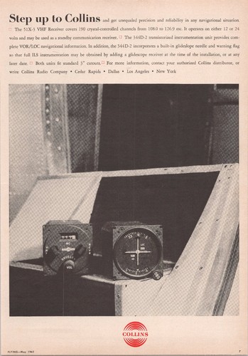 Collins 1962 original print - collins, ad
