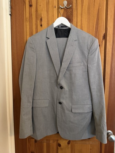 Zara men light grey suit - light,