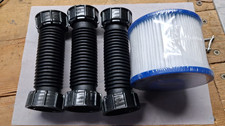 Wave/ Cosy Spa / Avenli Hot Tub Pump Unit to Liner Connecting Pipes Hose USED X3