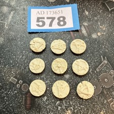 9 Warhammer Shields Skaven WFB 1990s Oldhammer Citadel Miniatures WFRP Shield