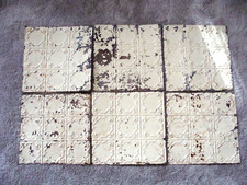 6 Antique Tin Ceiling Tiles