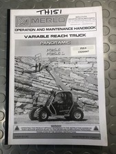MERLO OPERATION/MAINTENANCE VARIABLE REACH TRUCK PANORAMIC P25.6 P25.6L
