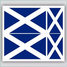 4 x SCOTTISH / SCOTLAND FLAG