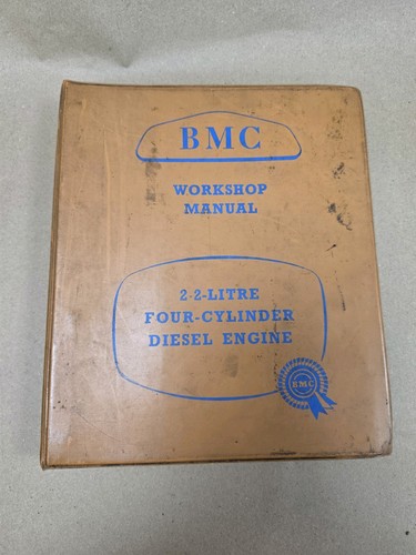 Bmc workshop manual litre - bmc, 2.2
