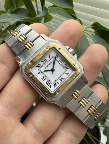 Cartier santos carree rare - santos,
