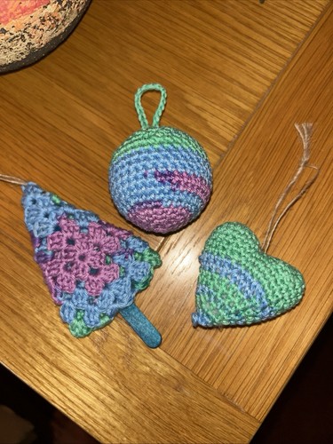 Hand crocheted christmas tree - crocheted,