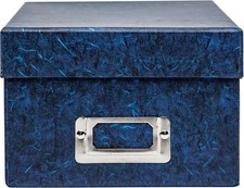 Photo Album Company Storage Box Holds 700 Photos 4x6 Blue