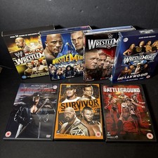 WWE DVD PPV Bundle X7 WWF WCW ECW Wrestlemania