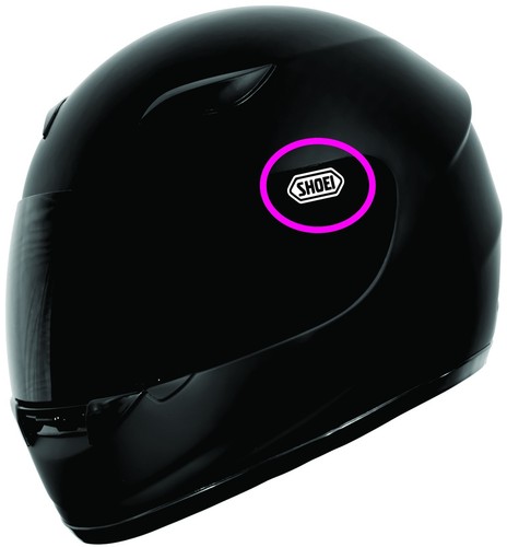 Shoei visor stickers decals - shoei,