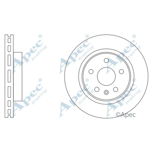 Brake discs vented for opel - vented,