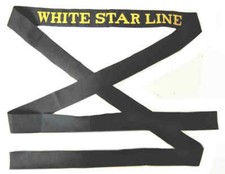 White star line cap - white, tally