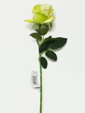 Long Single Stem Velvet Touch Artificial Rose - Wedding Bouquet Vase Flowers