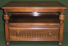 AN ERCOL WARWICK GOLDEN DAWN ELM CORNER TV CABINET / STAND / UNIT