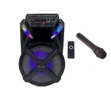 Roar RS-02  Portable Battery Bluetooth PA Speaker inc Wireless Mic Karaoke 500W