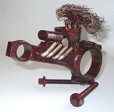 Conrod Hot Rod drag racing Engine Tuning petrol gear head metal sculpture