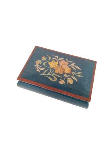 Vintage inlaid wooden - inlaid, musical