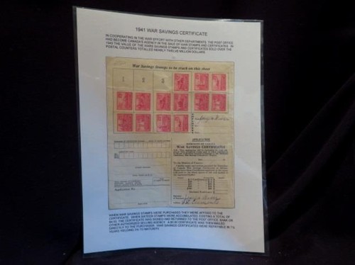 Canadian war savings - war,
